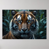 Jungle Tijger Poster (Voorkant)