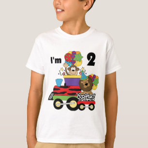 Jungle Train 2e anniversaire T-shirts et cadeaux