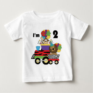 Jungle Train 2e anniversaire T-shirts et cadeaux