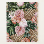 Jungle tropicale feuille Fleurs de forêt tropicale (Dos)