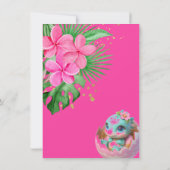 Jungle tropicale | Invitation Baby shower (Dos)
