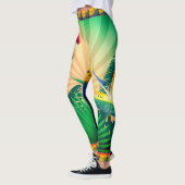 Jungle tropicale Legging de paume d'île de (Gauche)