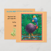 Jungle Whispers of Encouragement Series Carte plat (Devant / Derrière)