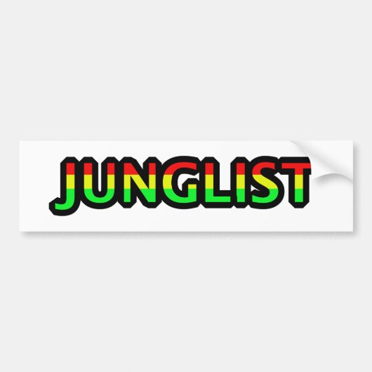 Junglist Bumpersticker (Voorkant)