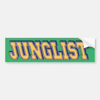 Junglist Oerwoud Music Lovers Bumpersticker