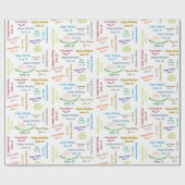 Juni, 13-jarig cadeaupapier voor cadeautjes (Vlak)