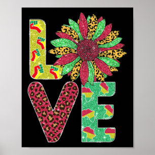 Juni 1865 Zwarte Geschiedenis Afro-Amerikaans Poster