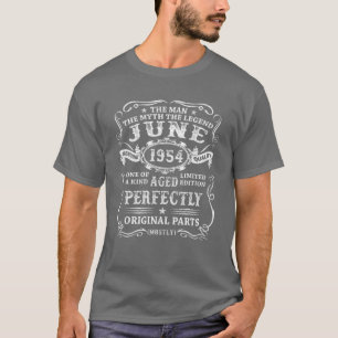  juni 1952 70ste verjaardag perfect 70 t-shirt