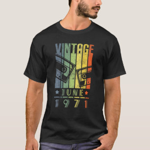 Juni 1971 Retro 50 verjaardag 50 jaar oud T-shirt