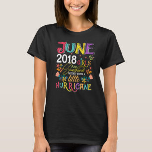 Juni 2018 Meisjes Zijn Zonneschijn 4 Jaar Verjaard T-shirt