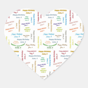 Juni, 4-jarige Sticker