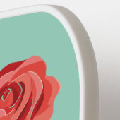 Juni Geboorte Bloem Aangepaste Naam Pickleball Paddle (Links Detail)