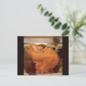 Juni gevierd door Frederic Leighton Briefkaart (Staand voorkant)