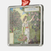 Juni Metalen Ornament (Links)