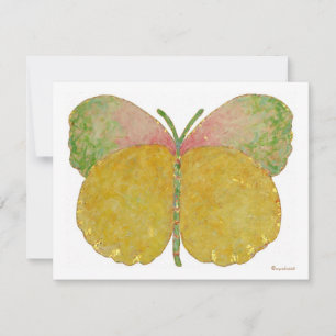 Juni-vlinderwijziging adreskaartje aankondiging