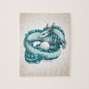 Junilistan Birthstone Dragon: Pearl Legpuzzel