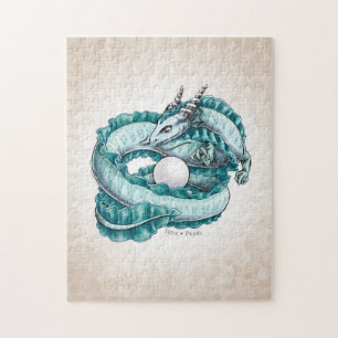 Junilistan Birthstone Dragon: Pearl Legpuzzel