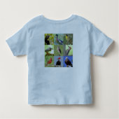 Junior Birder T-shirt-Shirt (quiz 1&2) Kinder Shirts (Achterkant)