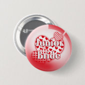 Junior Bride Button (Voorkant /achterkant)