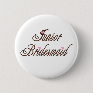 Junior Bridesmaid Classy Browns Ronde Button 5,7 Cm