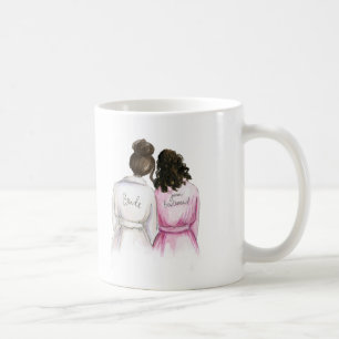 Junior Bridesmaid? Dk Br Bun Bride Curly Br Maid Koffiemok