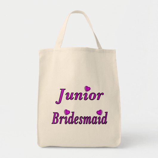 Junior Bridesmaid Simply Love Tote Bag (Voorkant)