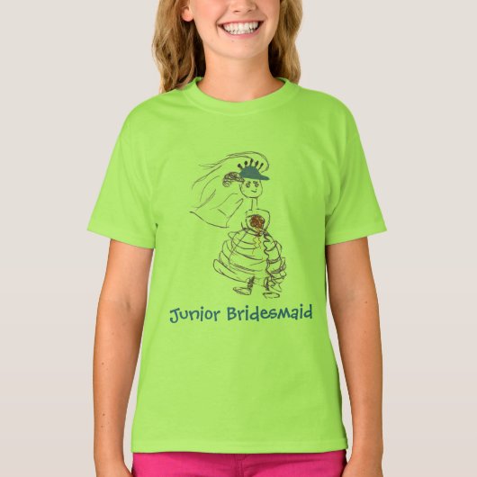 Junior Bridesmaid T-shirt (Voorkant)