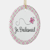 Junior Bridesmaid Wedding Keepomwille Ornament Gif (Rechts)