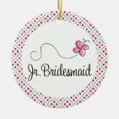Junior Bridesmaid Wedding Keepomwille Ornament Gif (Voorkant)