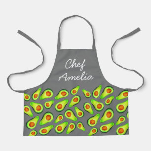 Junior chef avocados kleurrijke kinderen schort