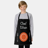 Junior chef boys gourmet kinder schort (Gedragen)