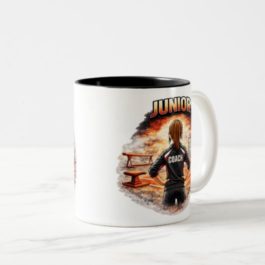 Junior Coach Mug - Gymnastics Gift (Devant droit)
