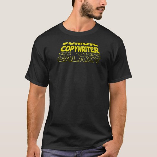Junior Copywriter Space Backside T-shirt (Voorkant)