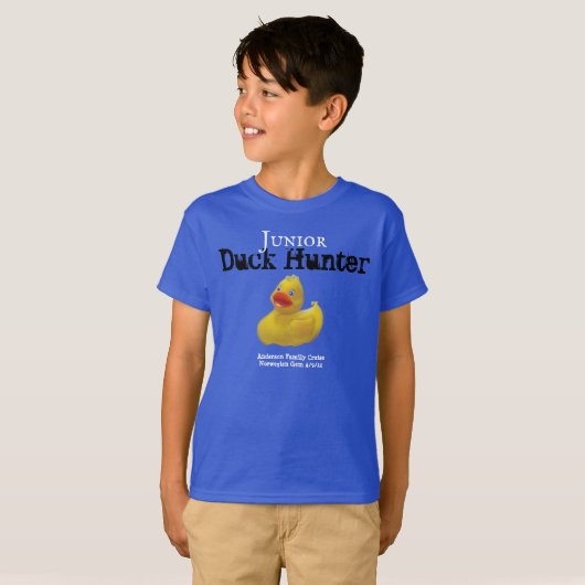 Junior duck hunter T-Shirt (Voorkant volledig)