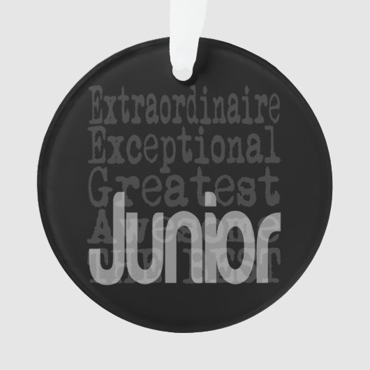 Junior Extraordinaire Ornament (voorkant)