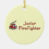 Junior Firefighter Keramisch Ornament (Voorkant)
