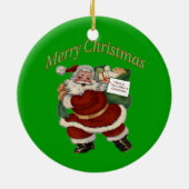 Junior Firefighter's Badge Keramisch Ornament (Achterkant)