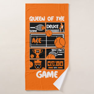 Junior Girls Tennis Player Badhanddoek