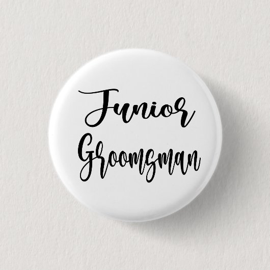 Junior Groomsman knoop Ronde Button 3,2 Cm (Voorkant)