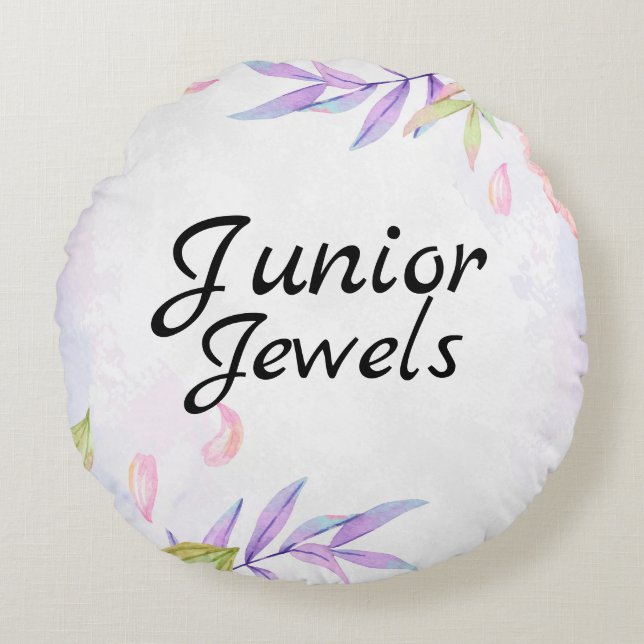 Junior Jewels Swifty Rond Kussen (Voorkant)