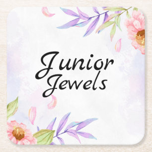 Junior Jewels Swifty Vierkante Kartonnen Onderzetter