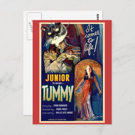 Junior la carte postale étrange (Devant / Derrière)