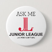 JUNIOR LEAGUE VRAAGT ME BUTTON (Voorkant)