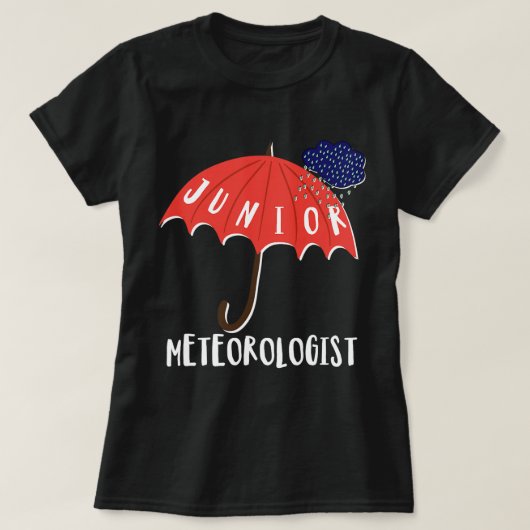Junior Meteoroloog Tshirt (Design voorkant)