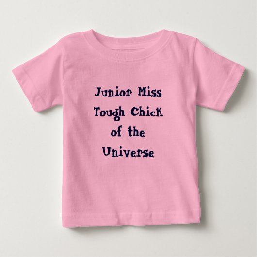 Junior Miss Tough Chick van het T-shirt van het un (Voorkant)
