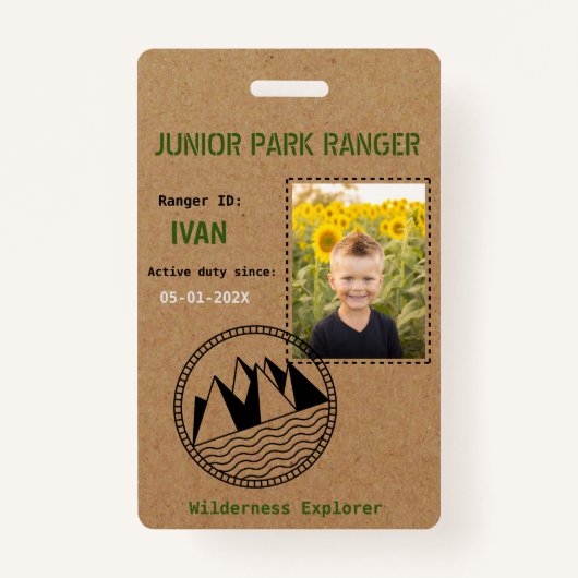 Junior Park Ranger Anniversaire Badge (Devant)