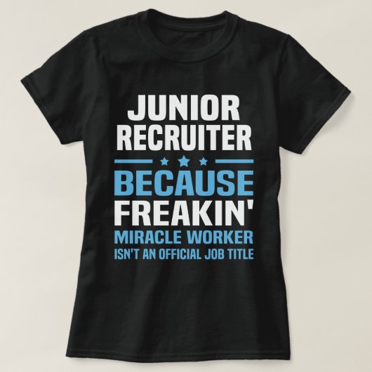 Junior Recruiter T-shirt (Design voorkant)