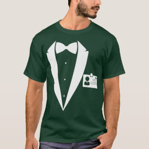 Junior Ring Security Wedding Party ID Label Kinder T-shirt