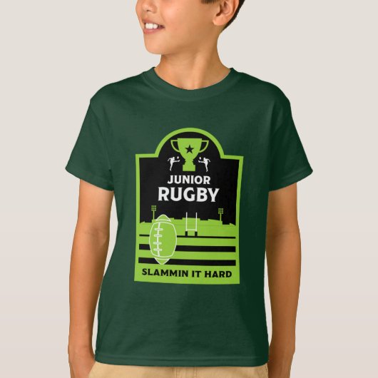 Junior Rugby Players T-Shirt (Voorkant)