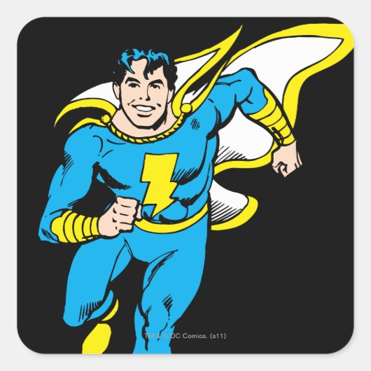 Junior Running Vierkante Sticker (Voorkant)